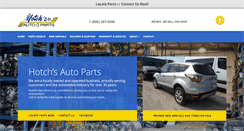 Desktop Screenshot of hotchsautoparts.com