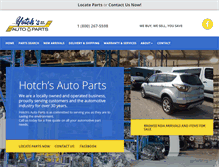 Tablet Screenshot of hotchsautoparts.com